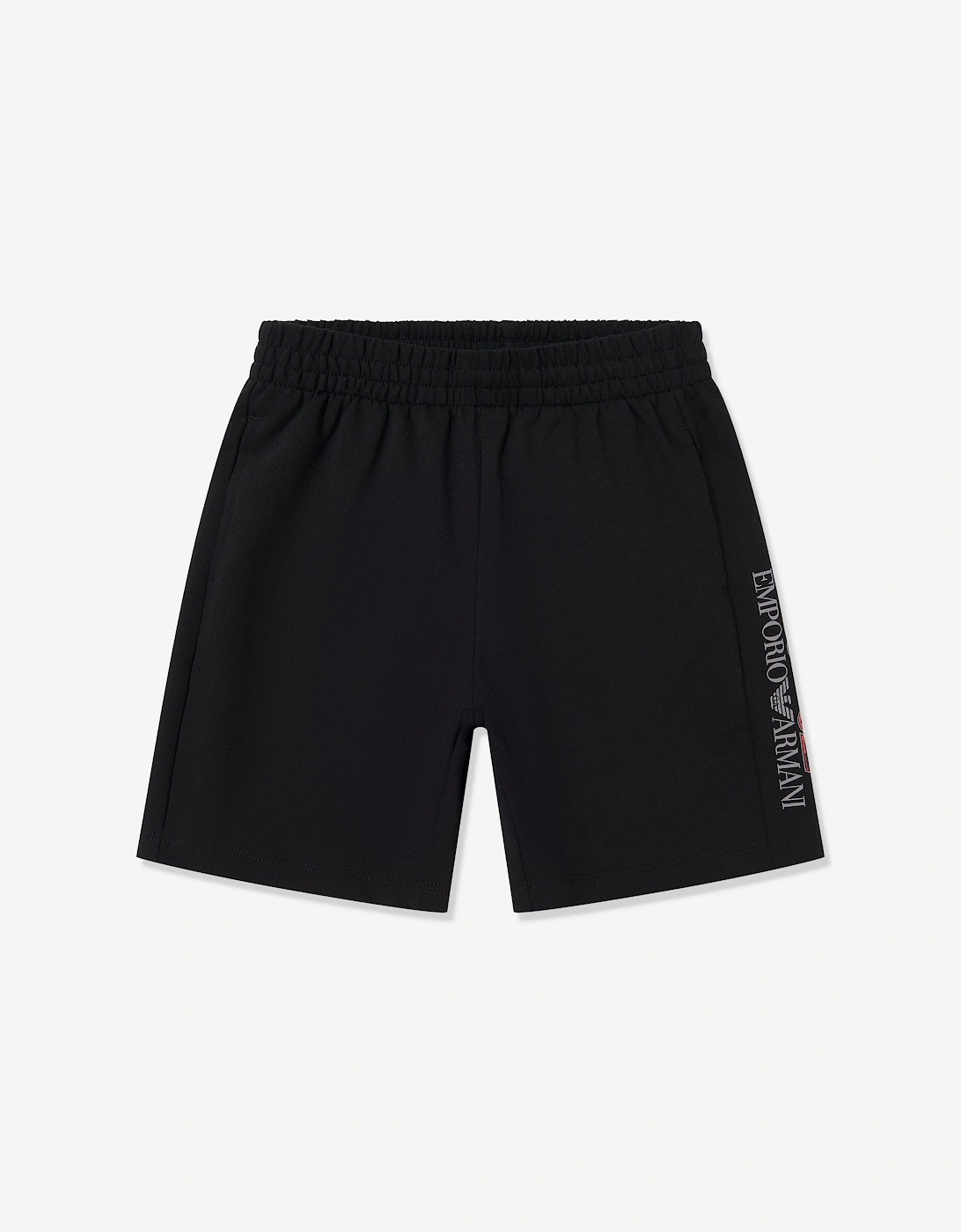 Ea7 Boys Black 'S Emporio Armani Train Visibility Bermuda Shorts In  12 Years Size 12 Yrs Kids