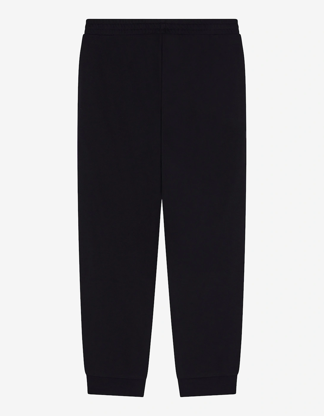 Emporio Armani Boys Train Logo Tape Joggers in Black