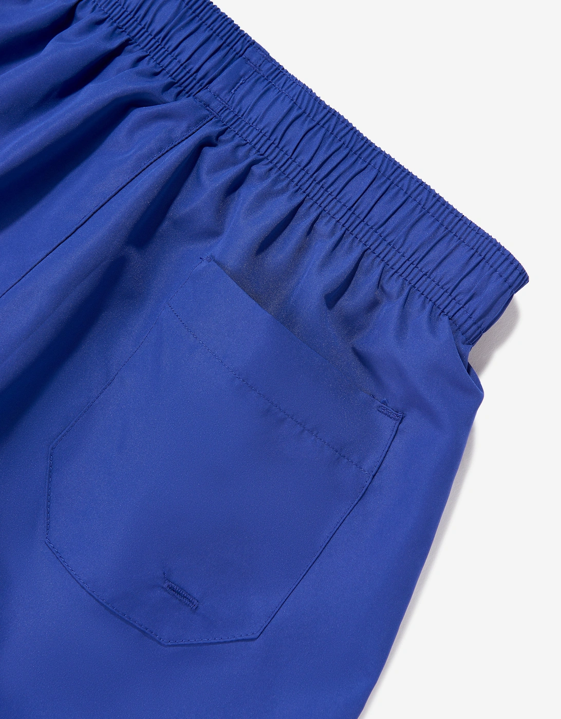 Emporio Armani Boys Extended Logo Swim Shorts in Blue