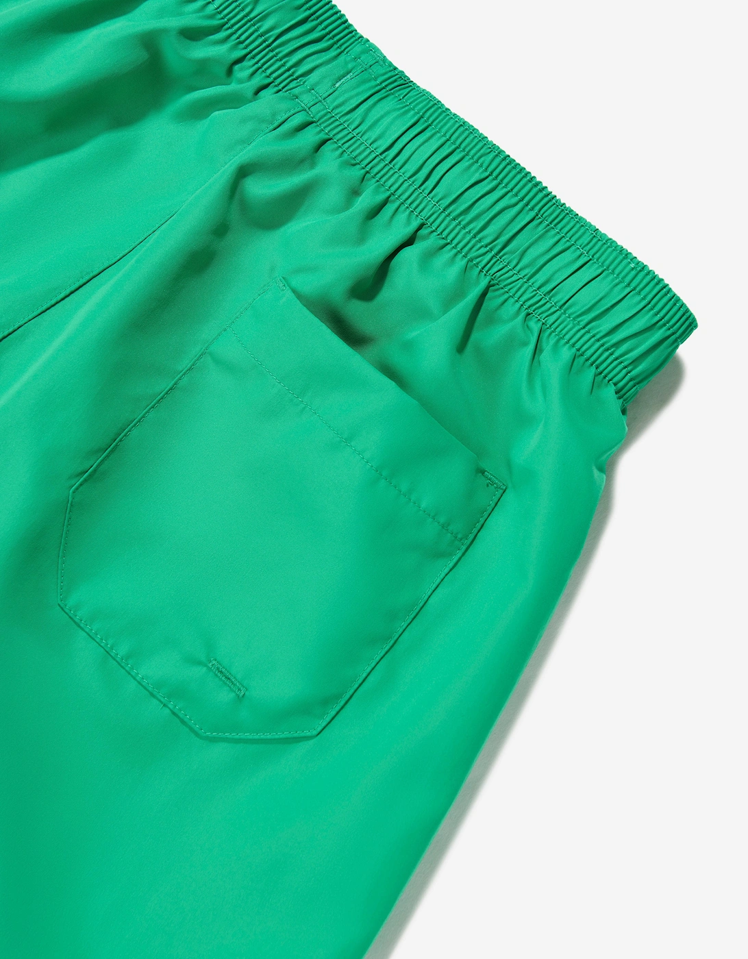 Emporio Armani Boys Extended Logo Swim Shorts in Green