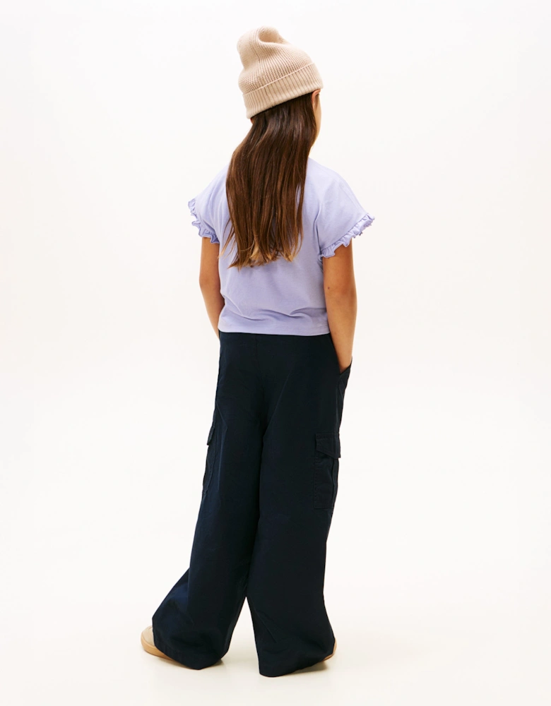 Girls Essential Top in Purple