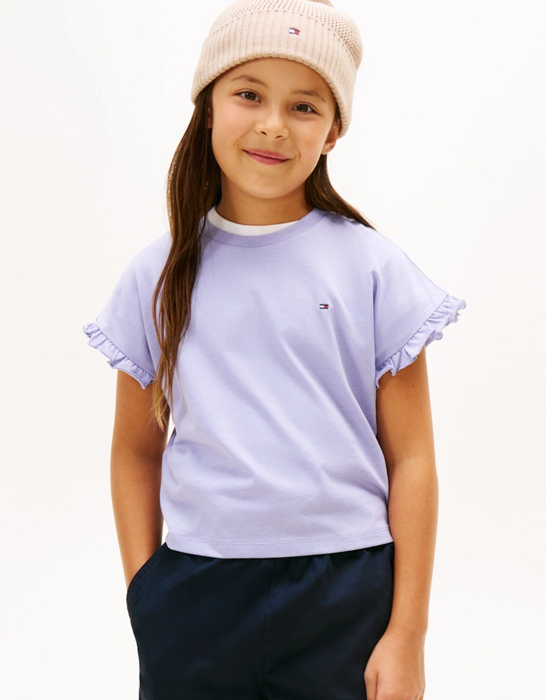 Girls Essential Top in Purple