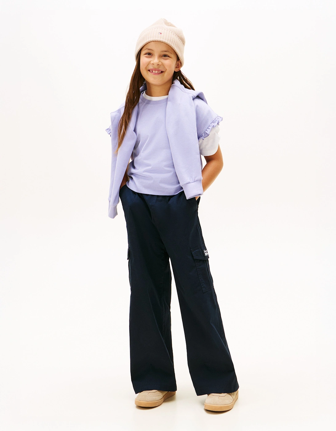 Girls Essential Top in Purple