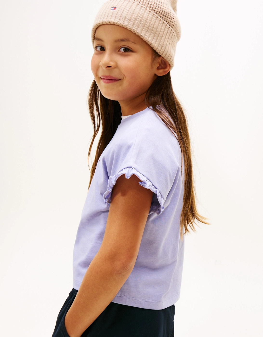 Girls Essential Top in Purple