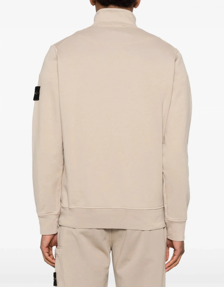 S0051 1/4 Zip Sweatshirt Beige