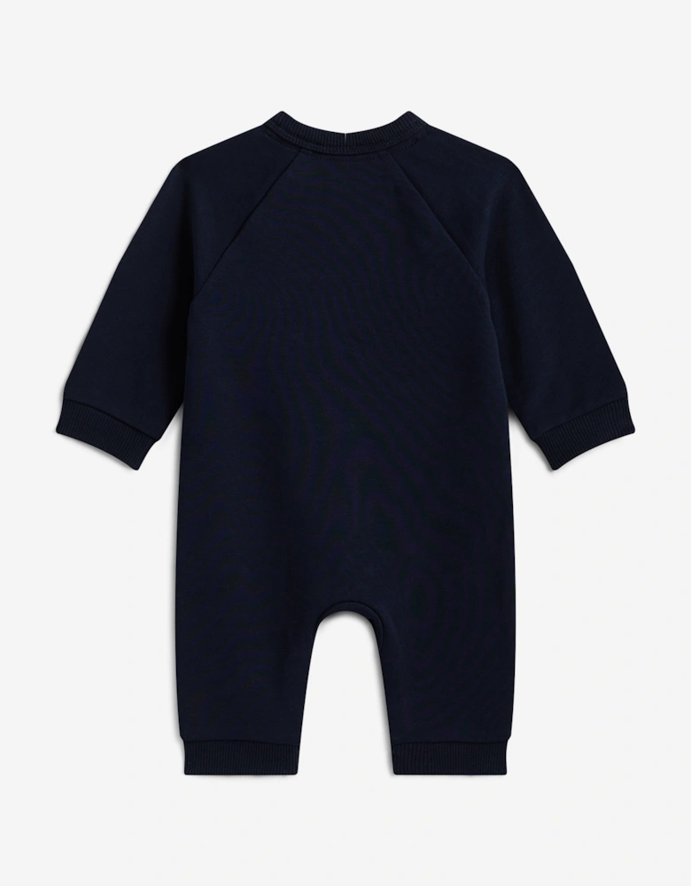 Baby Boys Monotype Romper in Navy