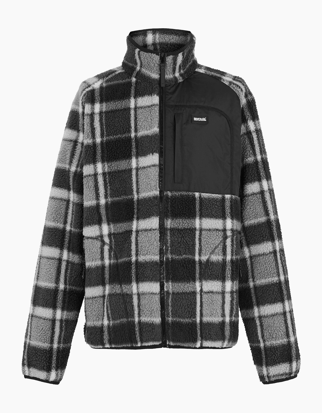 Mens Frankie Borg Fleece Jacket, 6 of 5