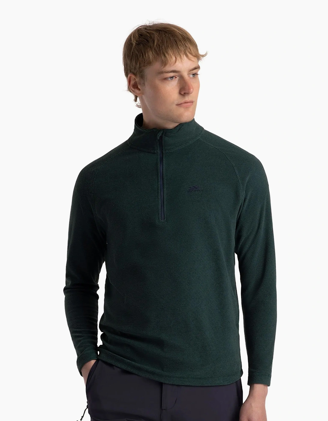 Mens Keynote Anti Pilling 1/4 Zip Fleece Top