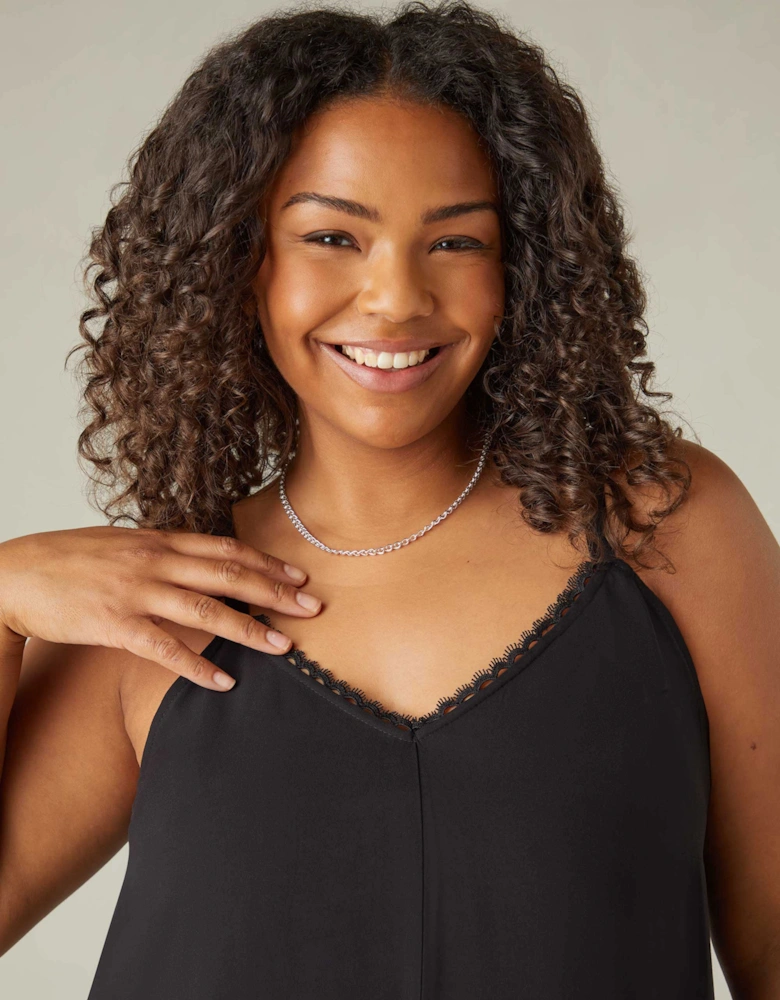 Black Hanky Hem Dress