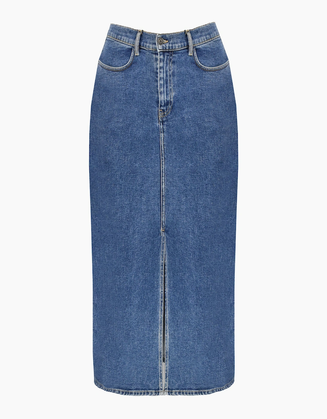 Denim Midi Skirt