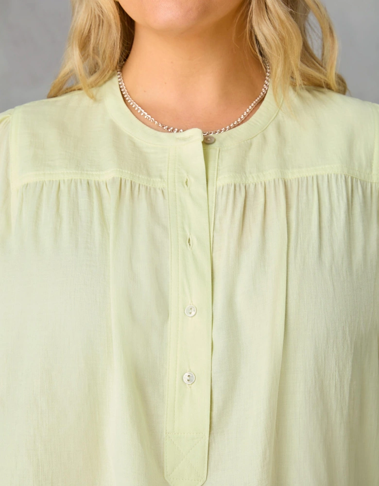 Lemon Charmbray Boho Blouse
