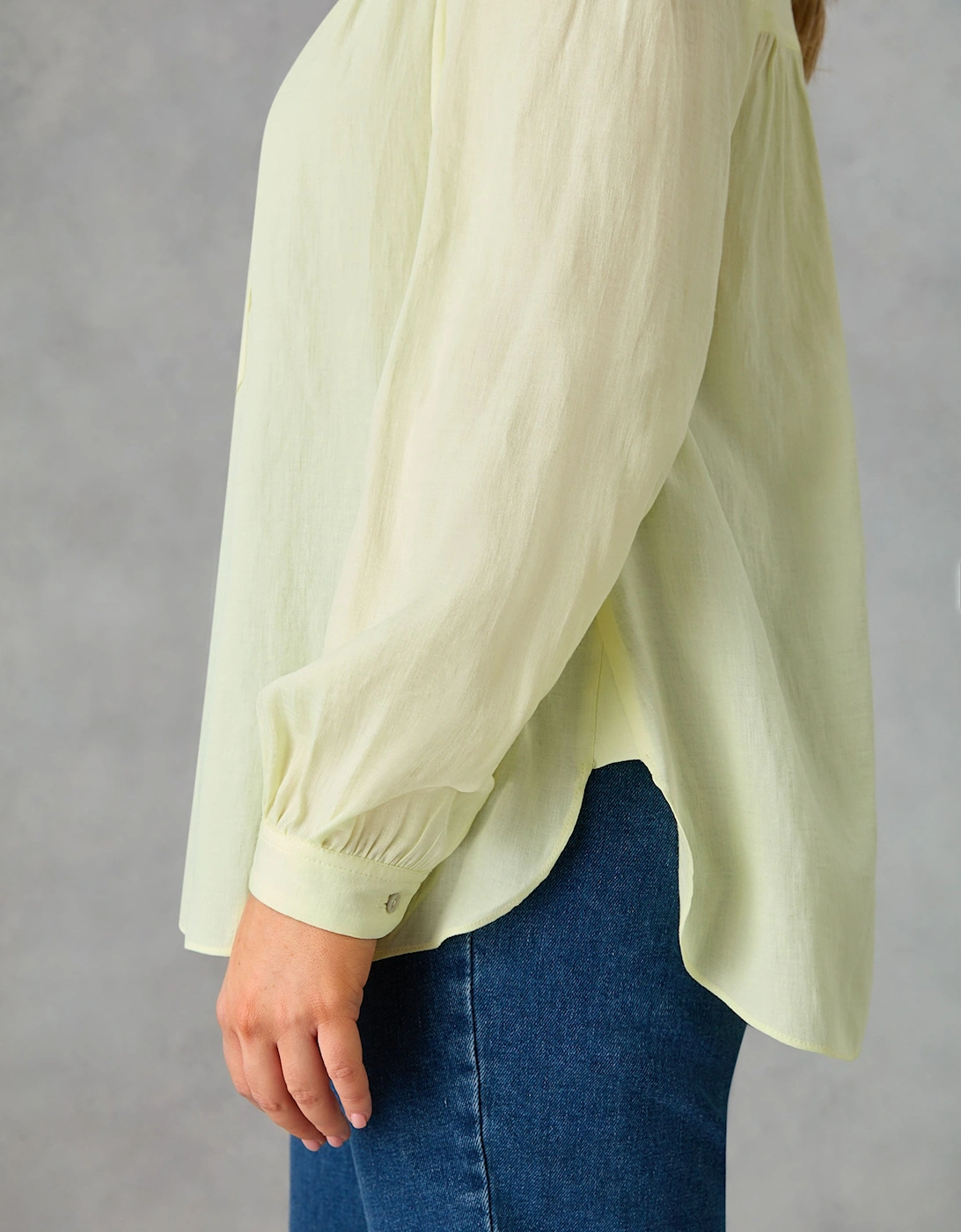 Lemon Charmbray Boho Blouse
