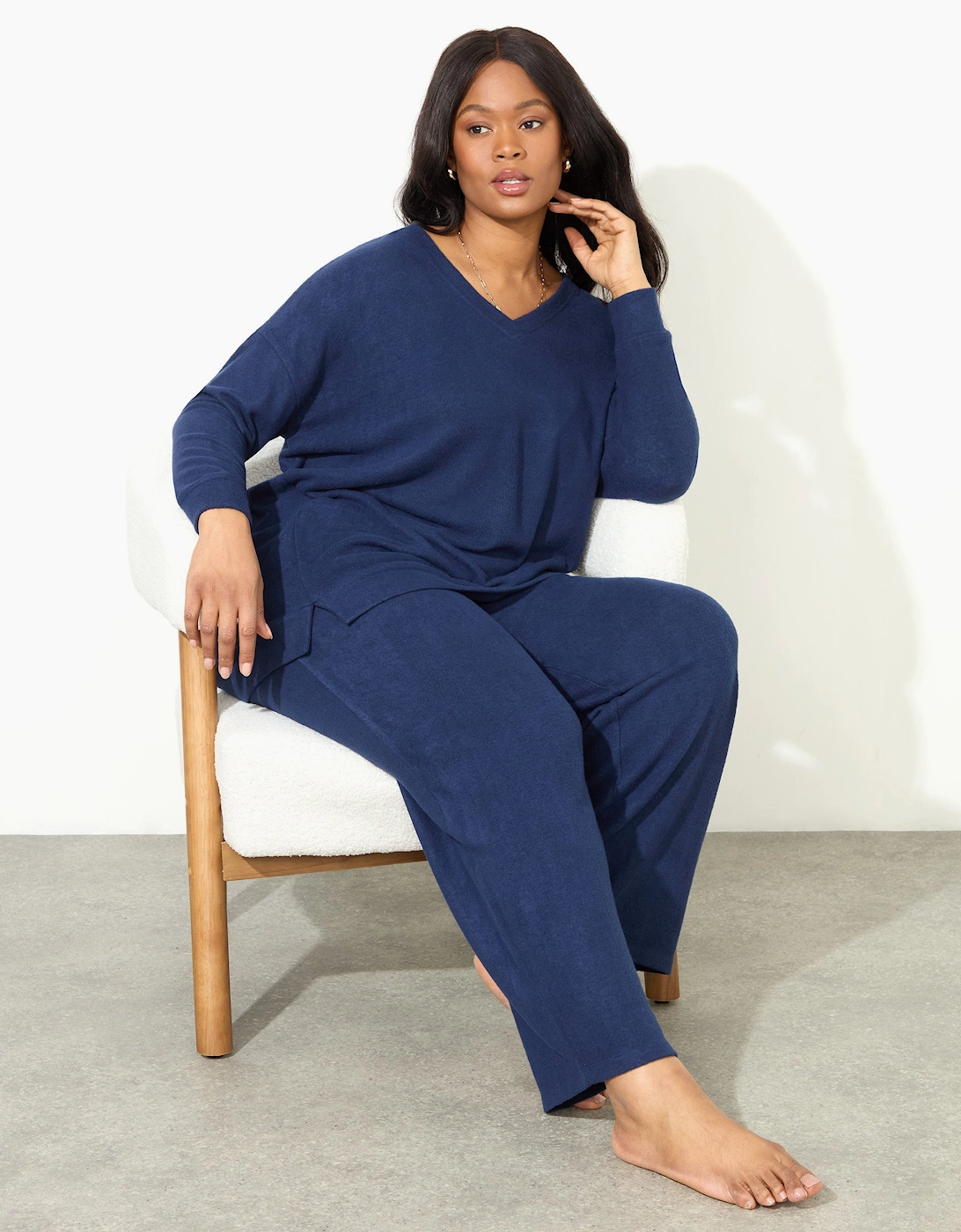 Navy Supersoft Trouser, 5 of 4
