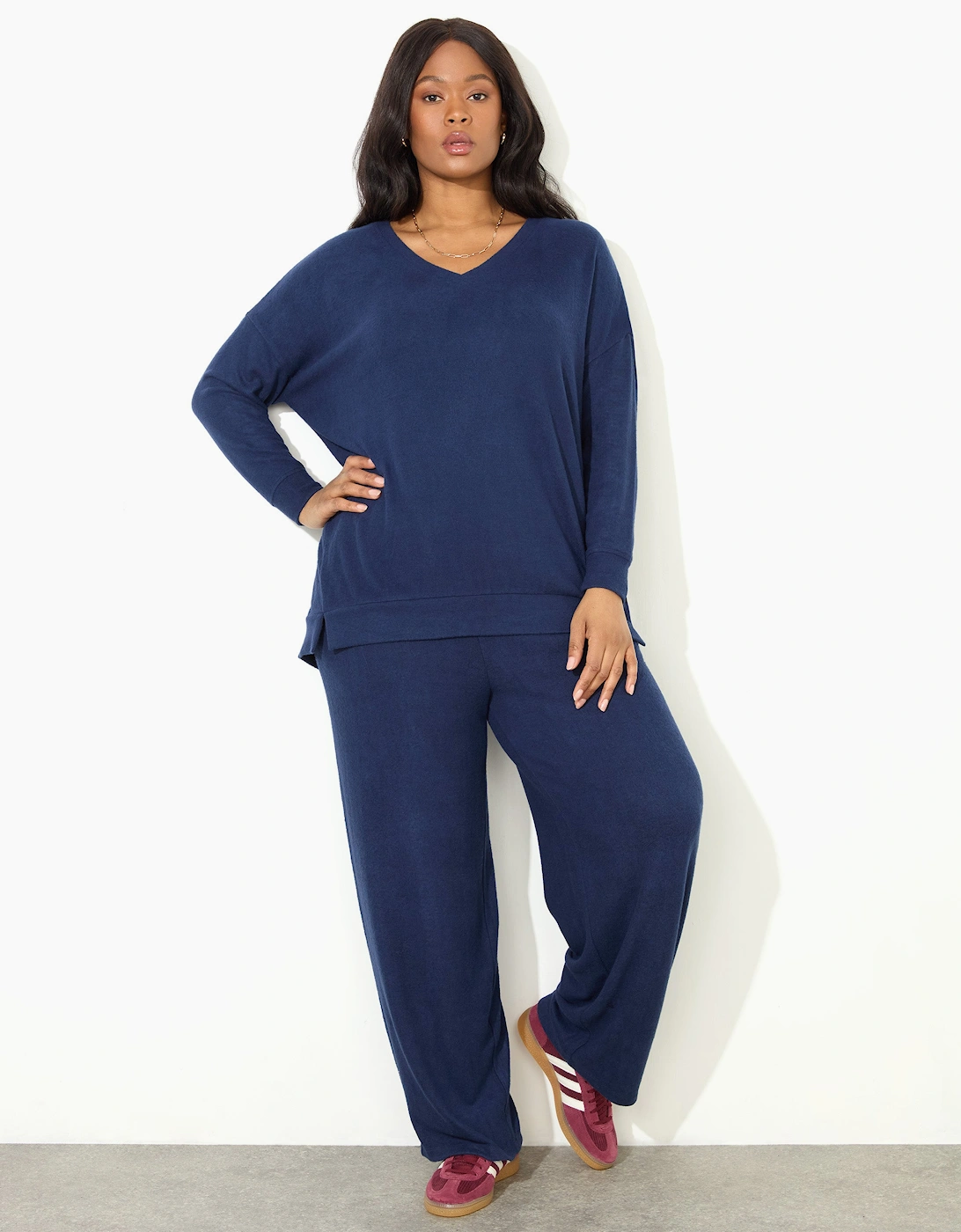 Navy Supersoft Trouser