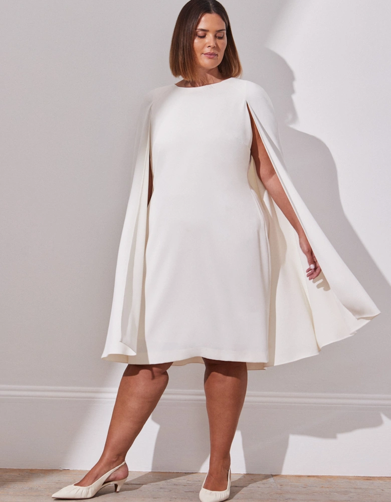 Ivory Cape Dress