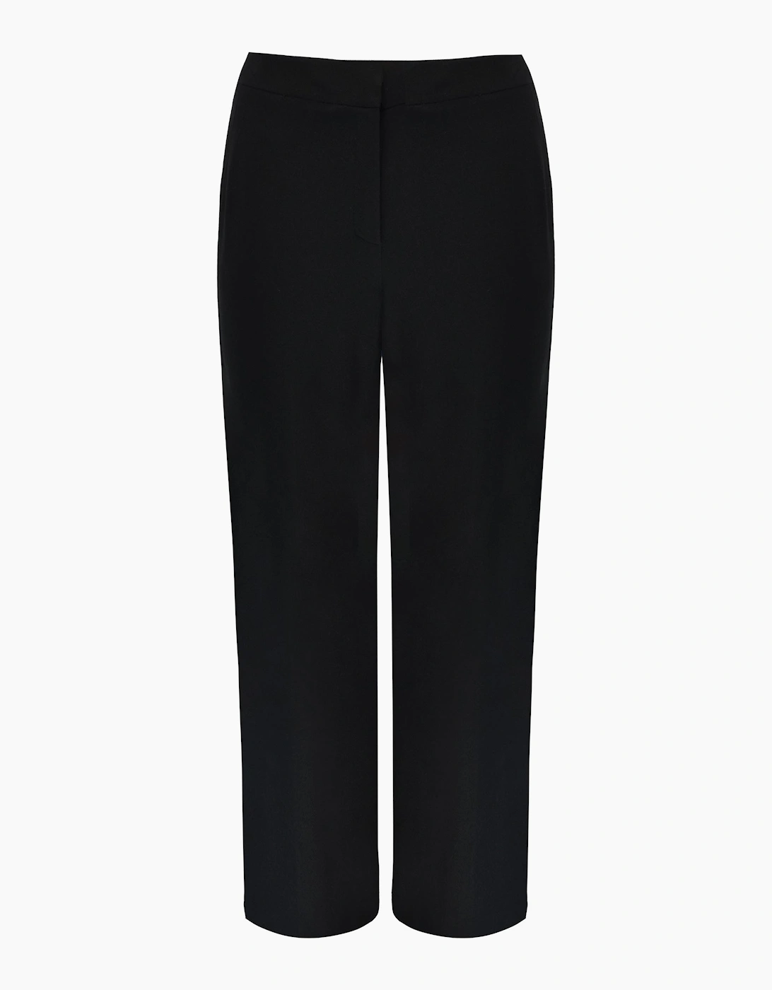 Black Tailored Button Detail Trousers