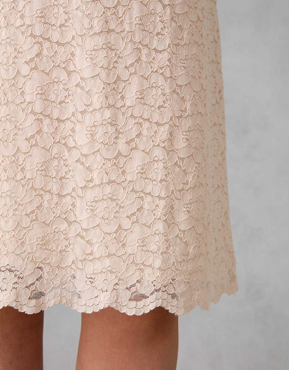 Blush Lace Shift Dress