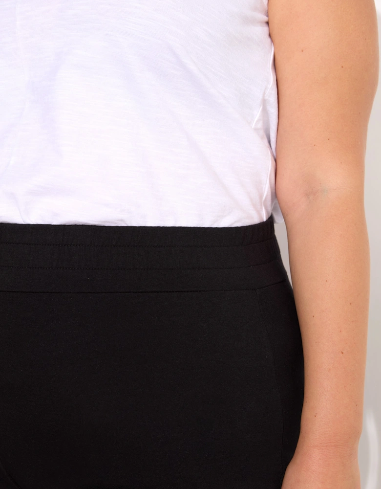 Black Jersey Joggers