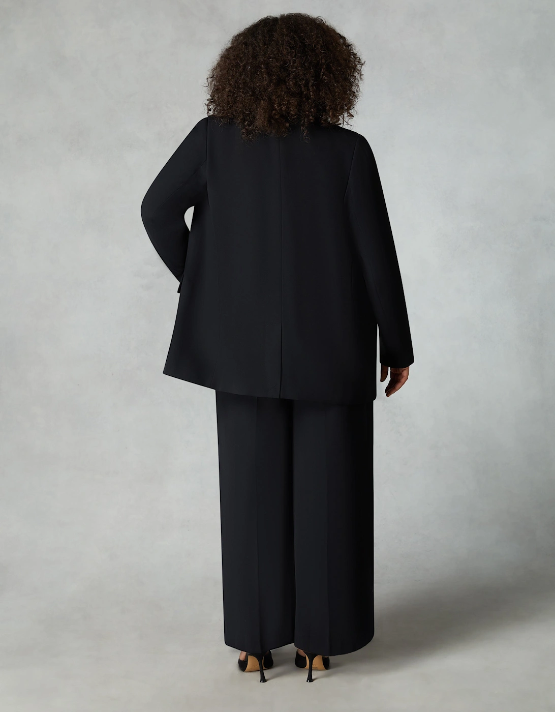 Black Wide Leg Trousers