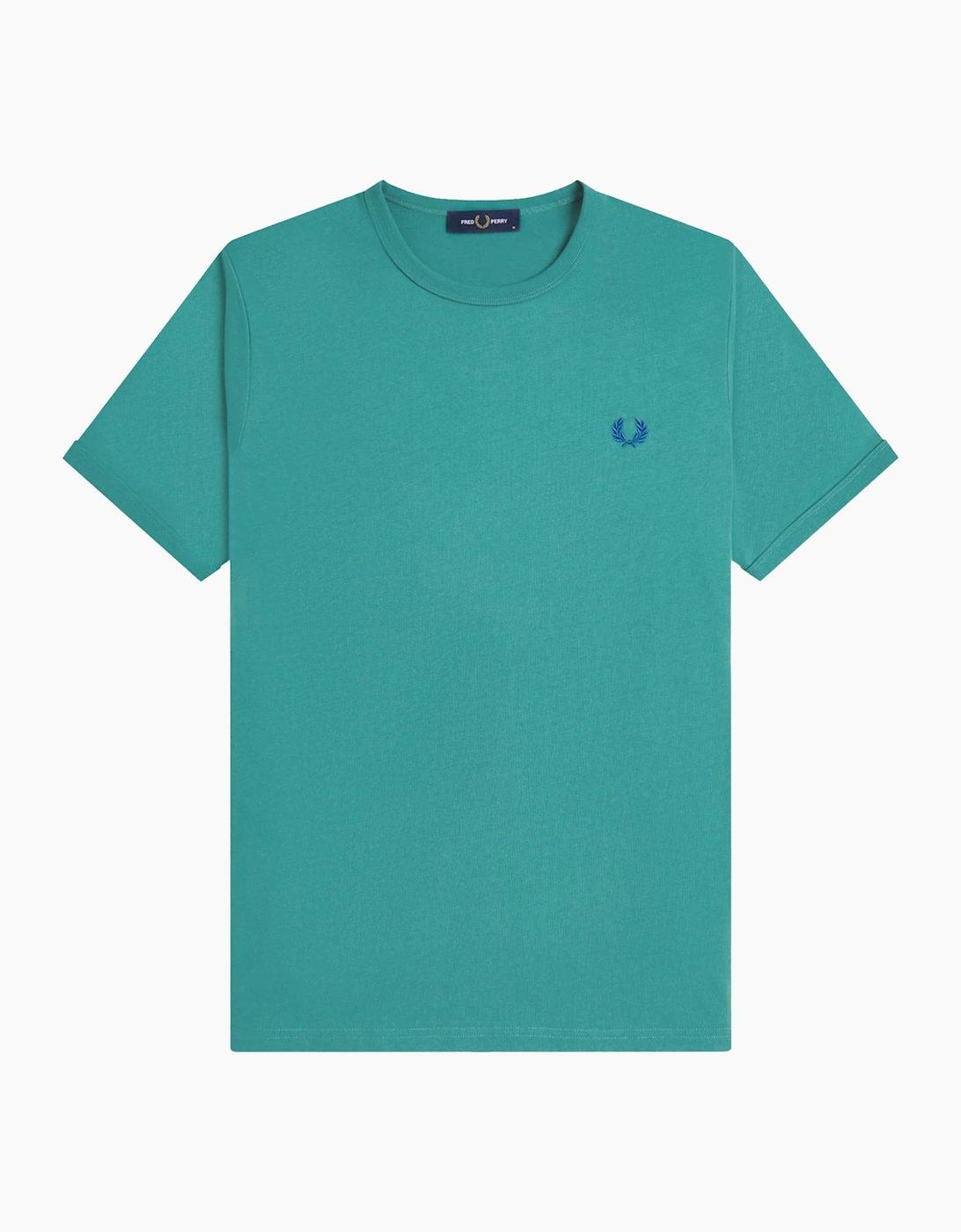 Ringer T-Shirt Deep Mint, 5 of 4