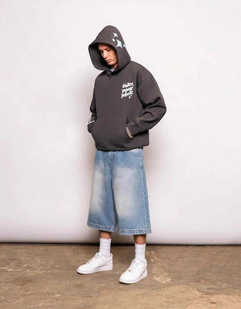 Fresh Couture Take Your Pick Hoodie - Charcoal Grey