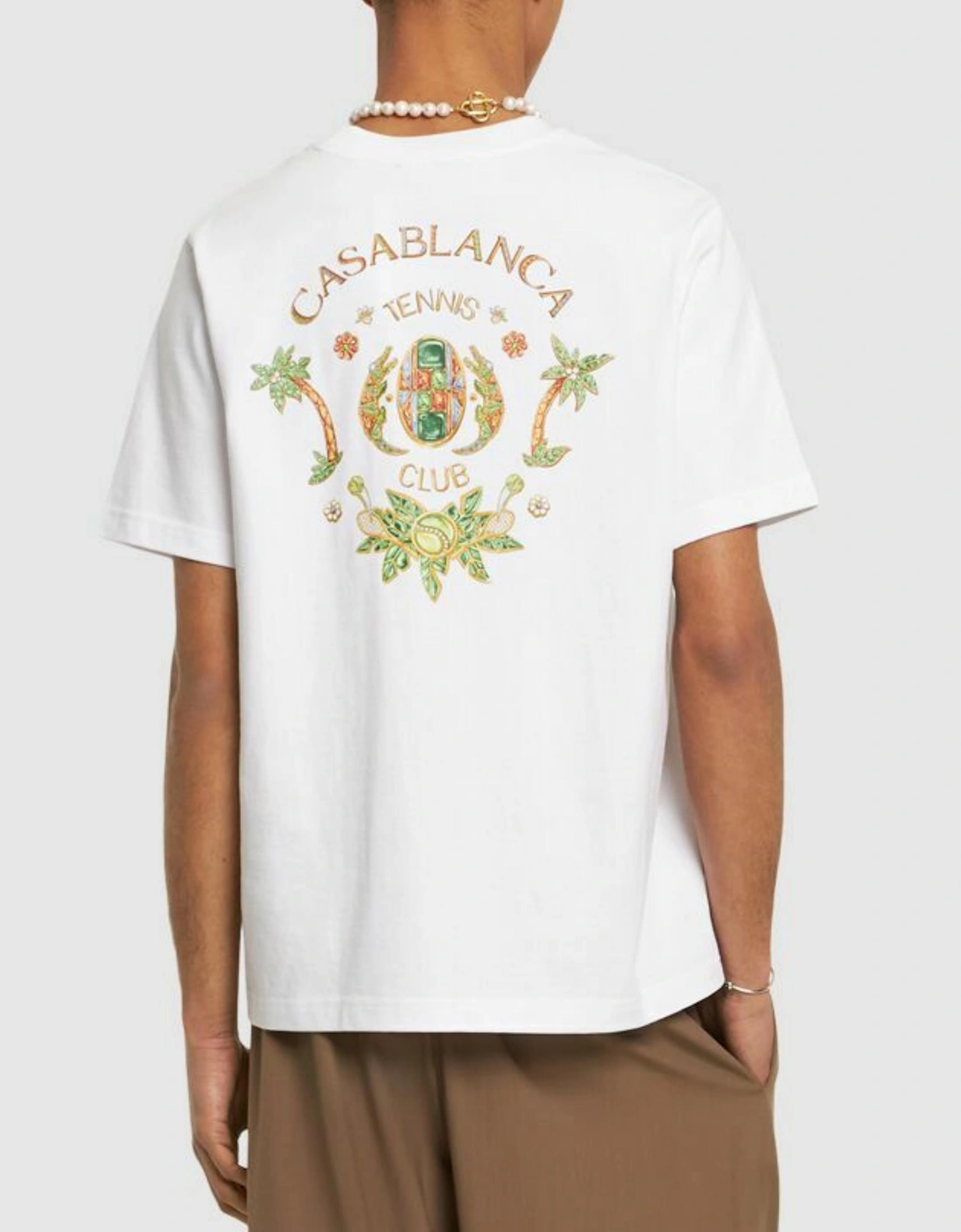 JOYAUX D'AFRIQUE TENNIS CLUB TEE WHITE