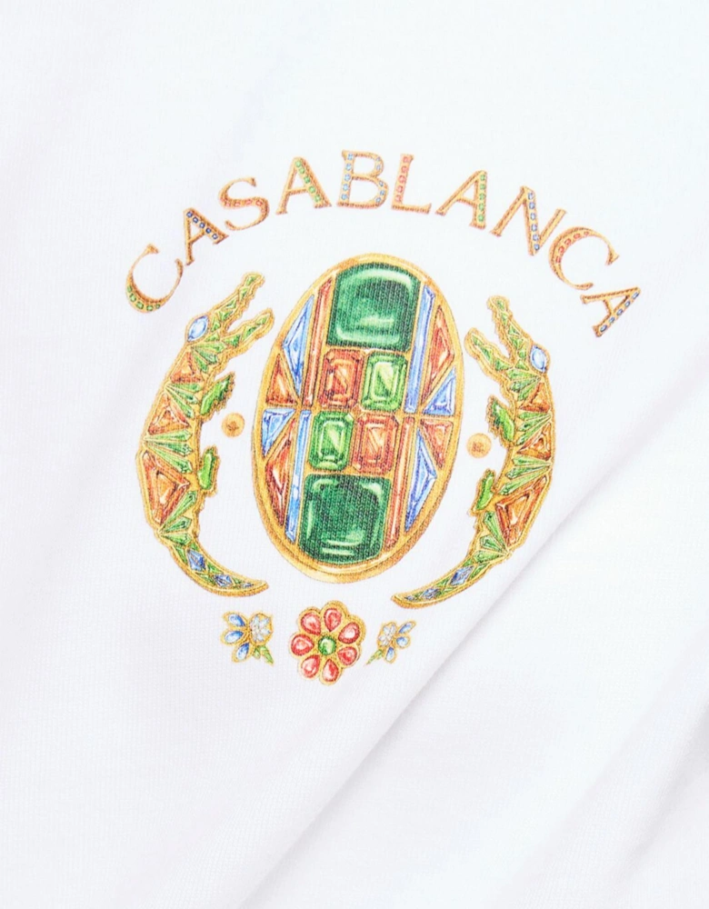 JOYAUX D'AFRIQUE TENNIS CLUB TEE WHITE