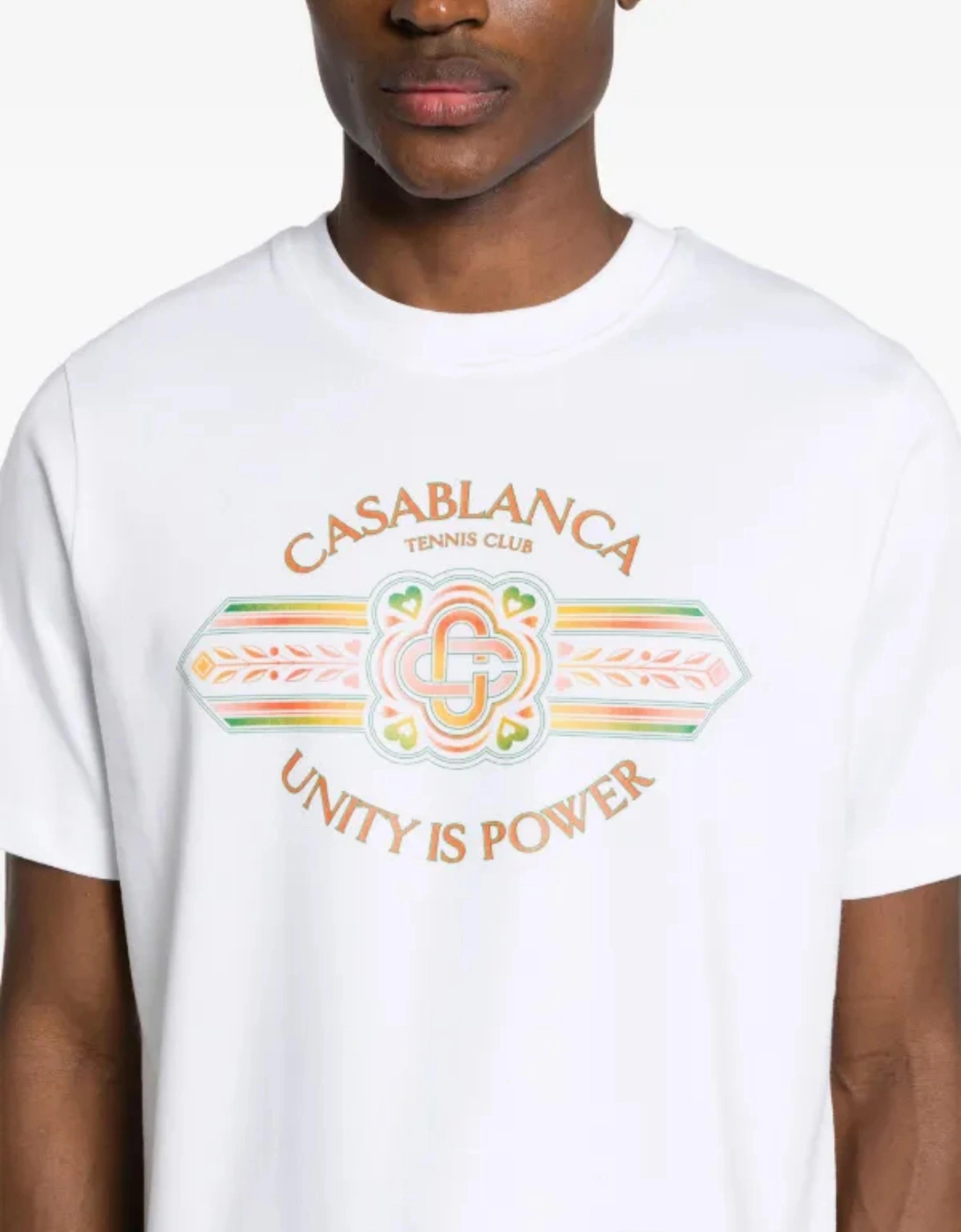 UNITY IS POWER TEE WHITE