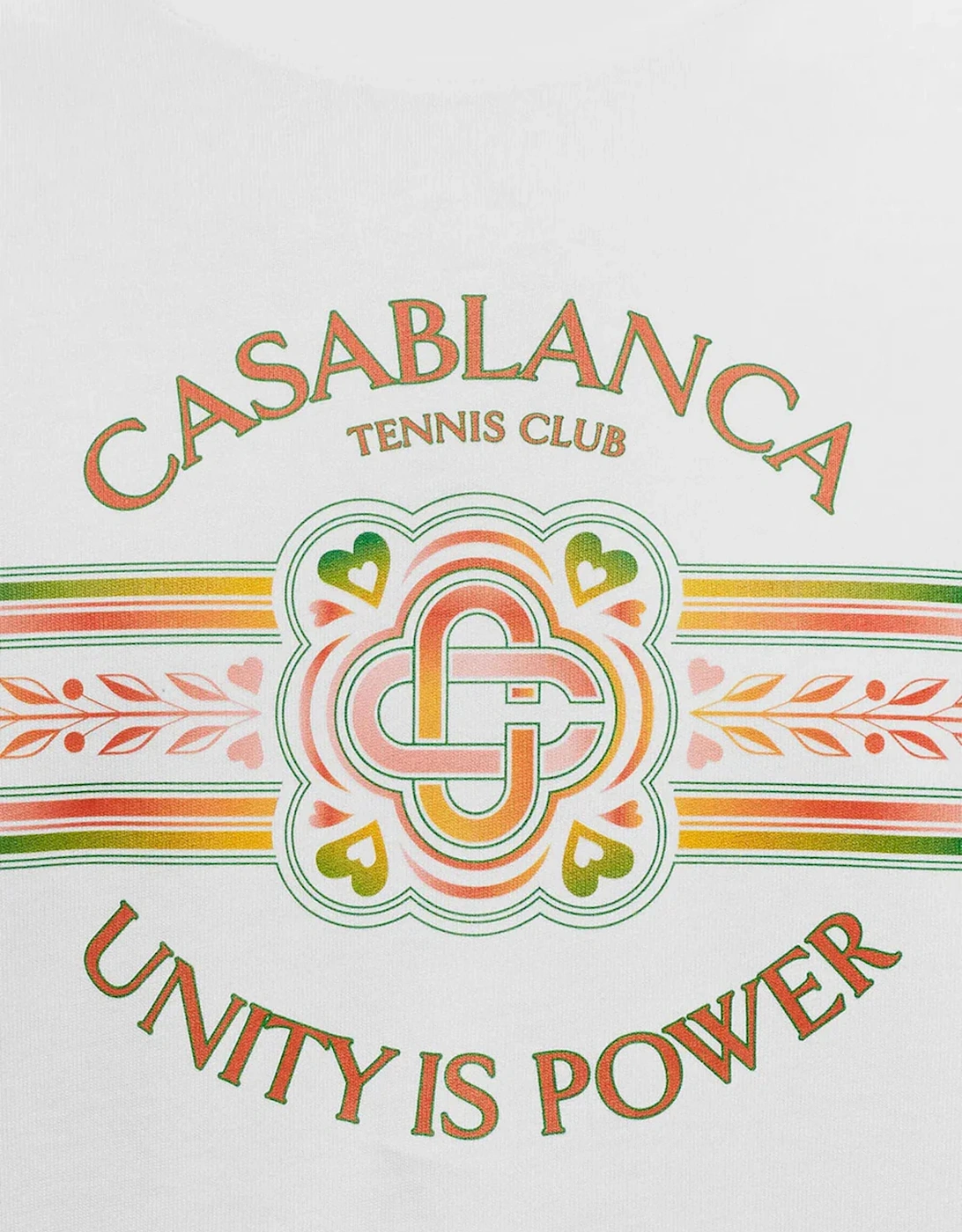 UNITY IS POWER TEE WHITE