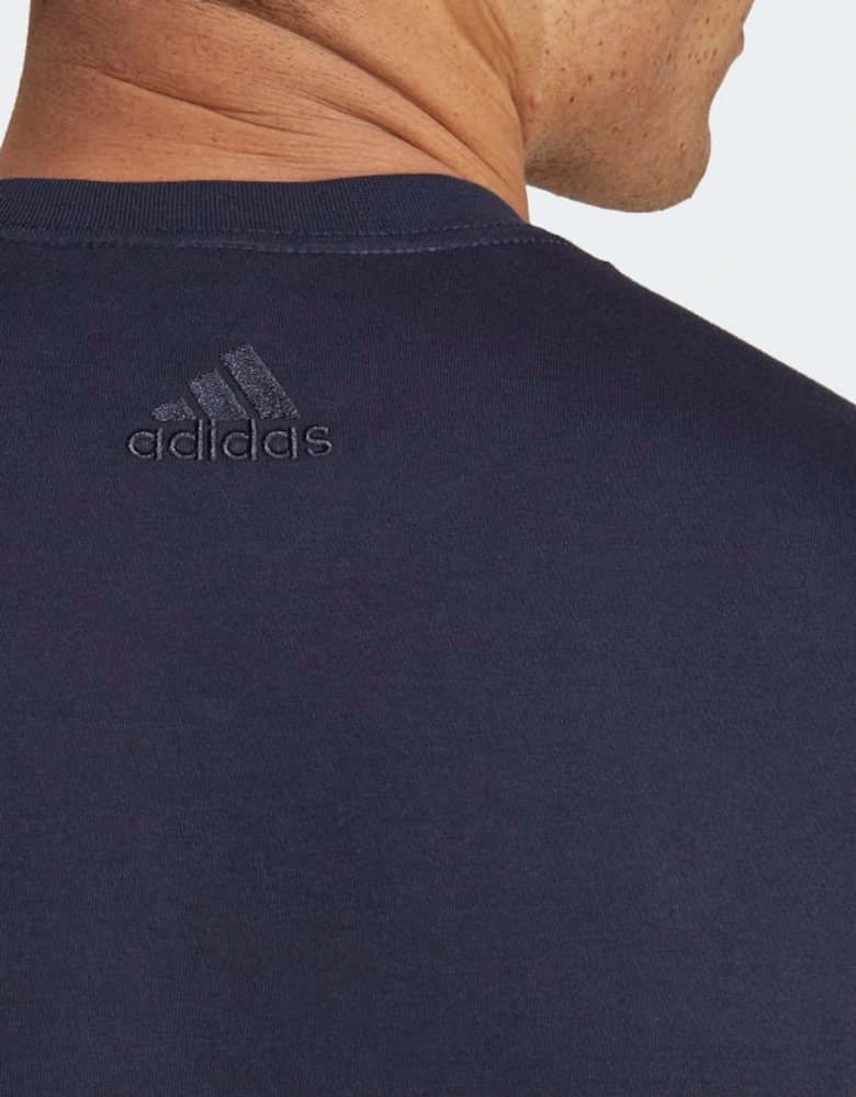 Essentials Linear T-Shirt Navy
