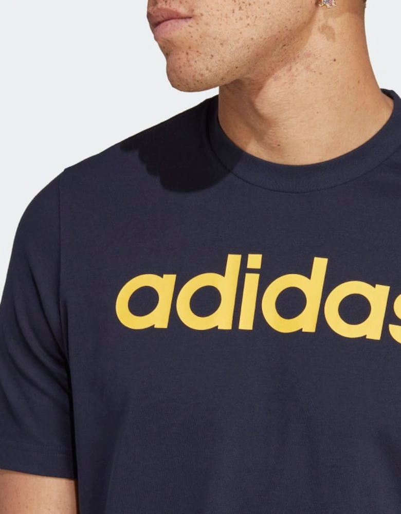 Essentials Linear T-Shirt Navy