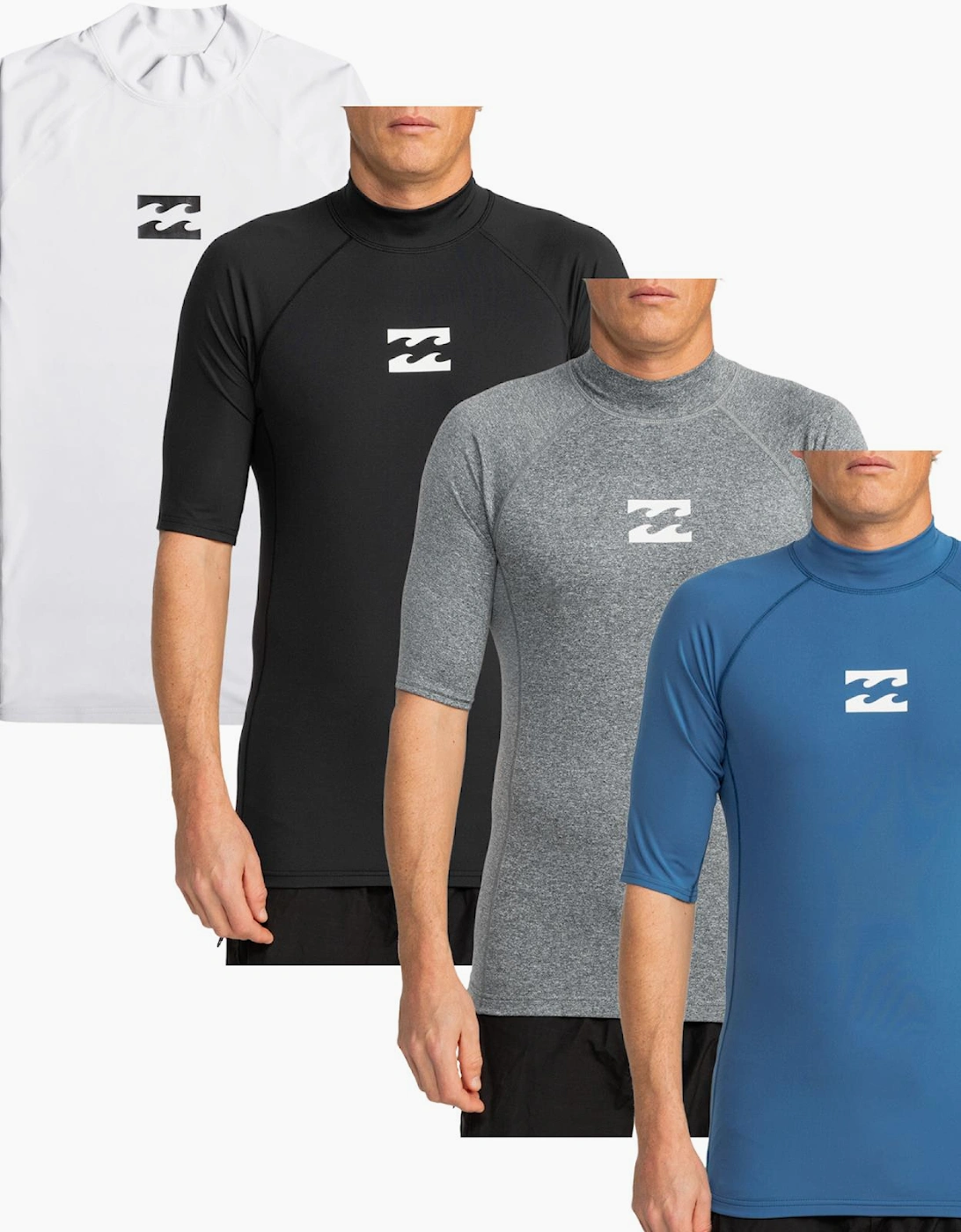 Mens Waves All Day Short Sleeve Swim Swimming Rash Vest, 25 of 24