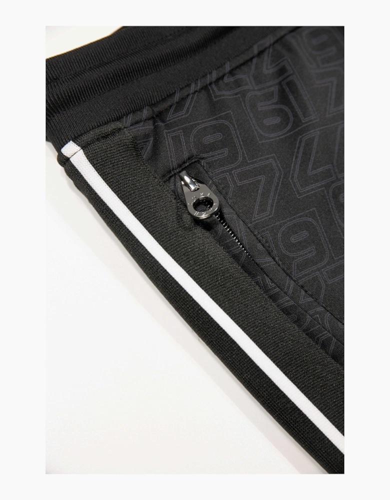 Riva Overprint Shorts - Black