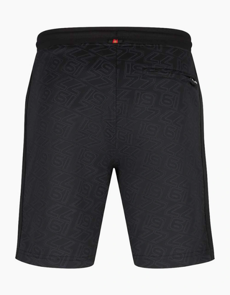 Riva Overprint Shorts - Black