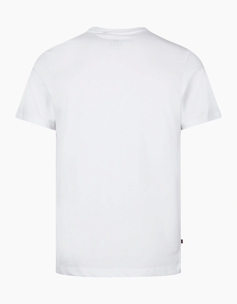 LUKE1977 Paolo Print Panel T-Shirt - White