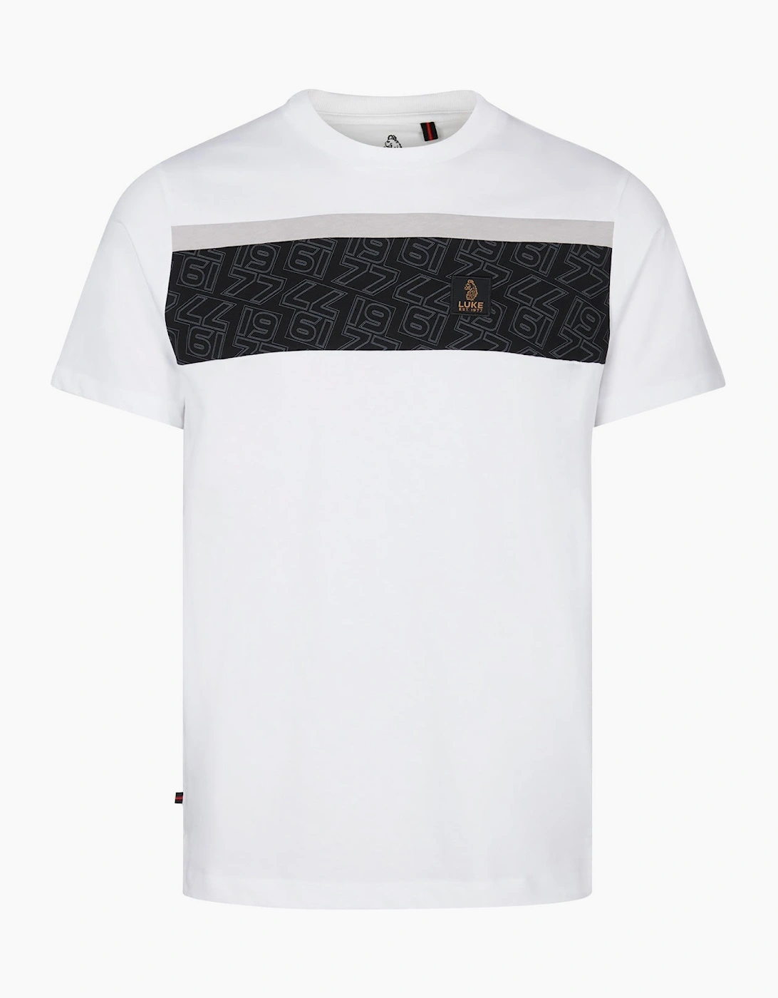 LUKE1977 Paolo Print Panel T-Shirt - White