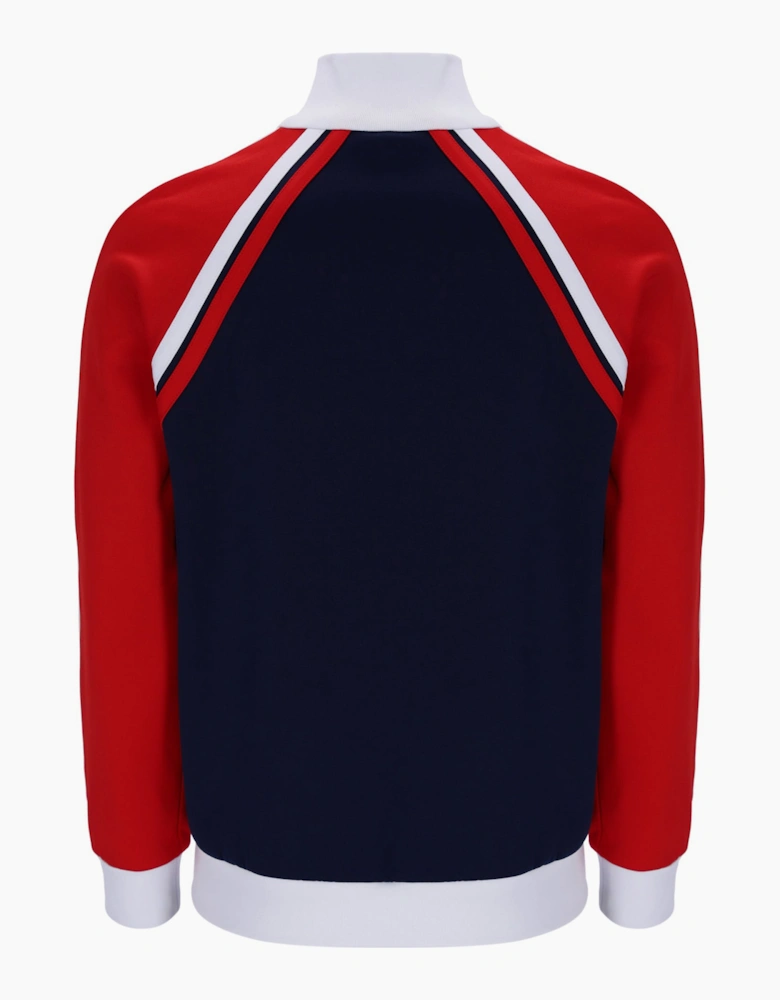 Ghibli Davis Track Top Jacket Maritime Blue/Adrenaline Rush/White