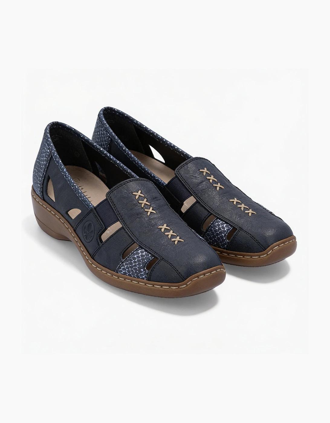 41385 Womens Casual Shoes Blue