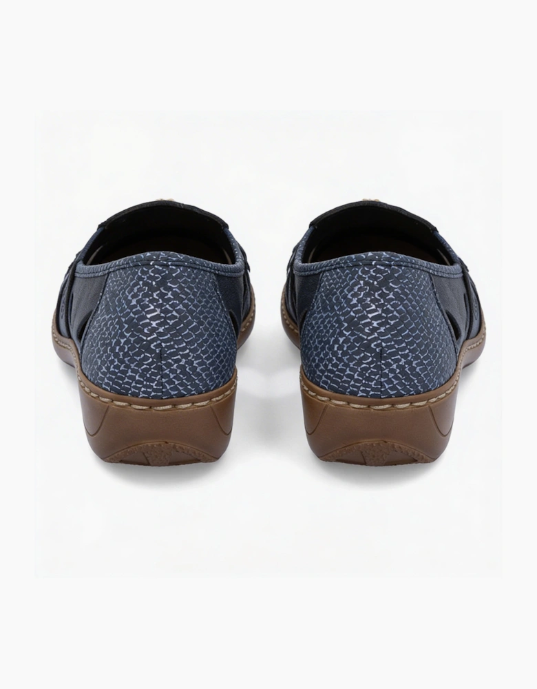 41385 Womens Casual Shoes Blue