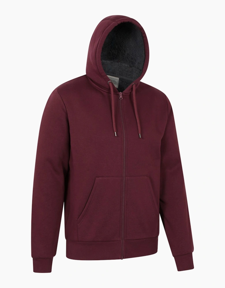 Mens Dalton Borg Lined Full Zip Hoodie