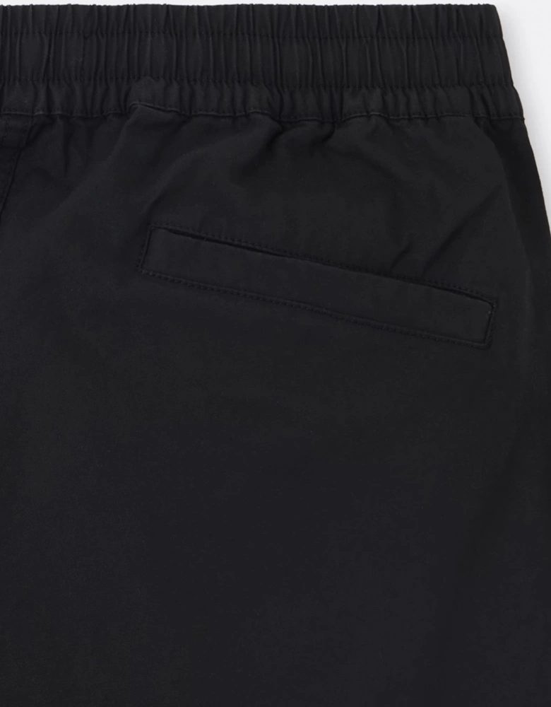 Kids Cotton Cargo Trousers Black