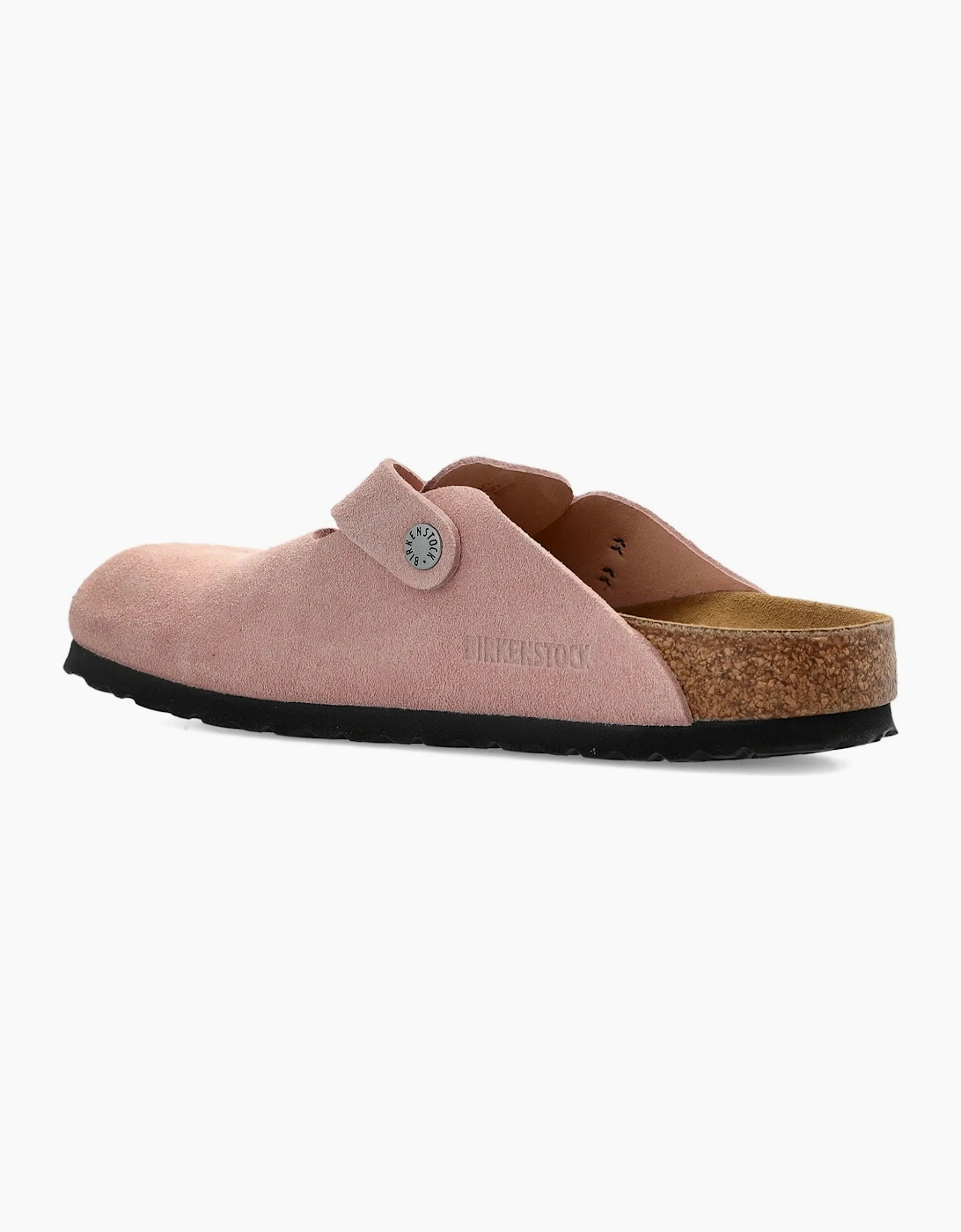 Women Boston Suede Leather Pink
