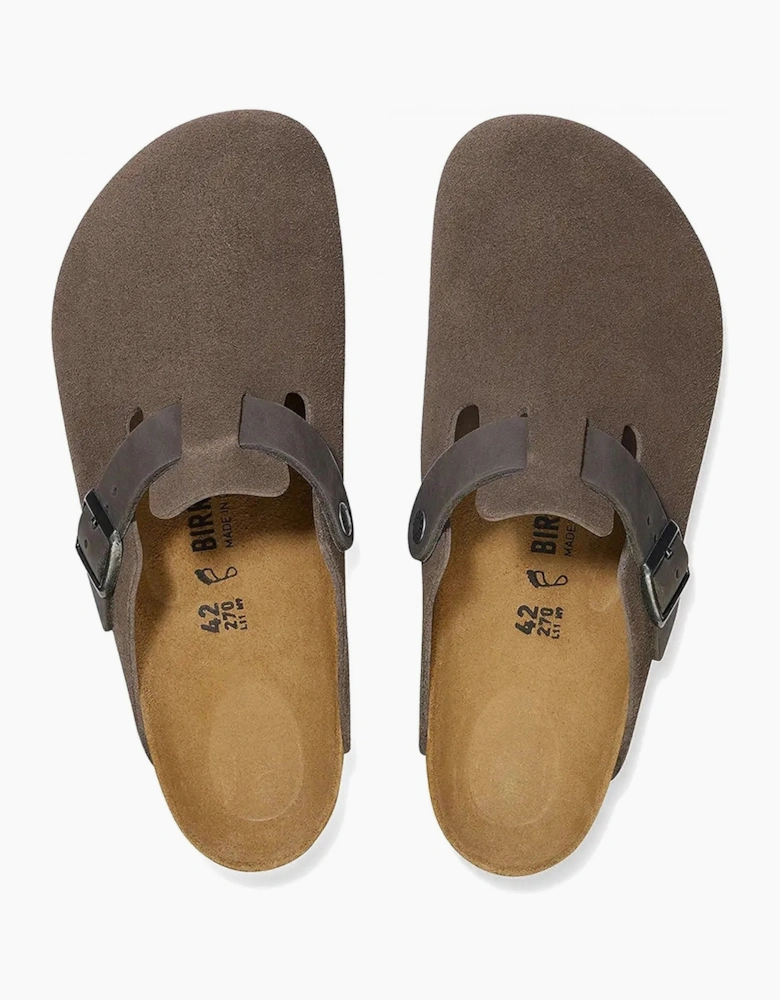 Boston Mixed Leather Brown