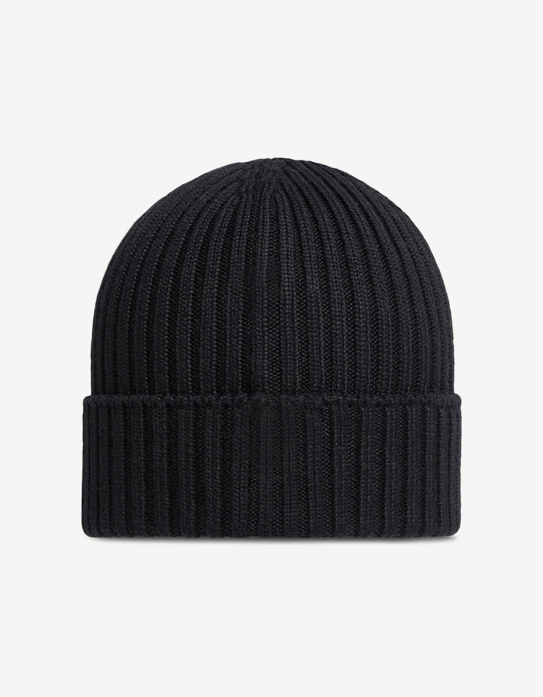 Moncler Enfant Boys Wool Knit Beanie Hat in Black