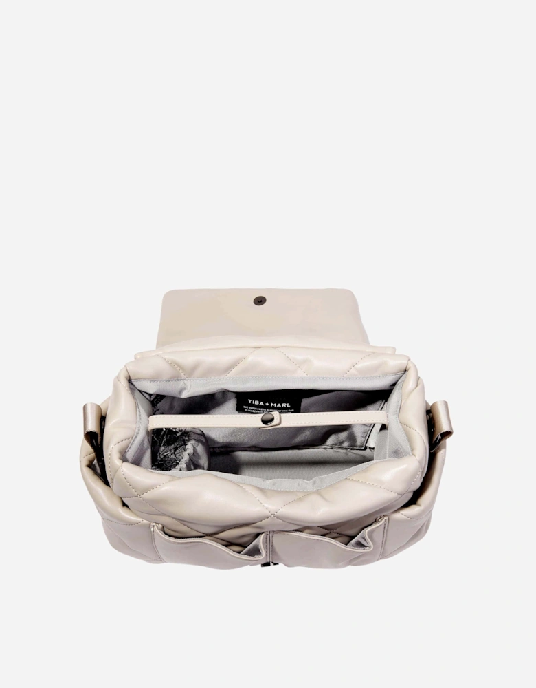 Baby Nova Eco Compact Quilted Changing Bag in Beige (33cm)