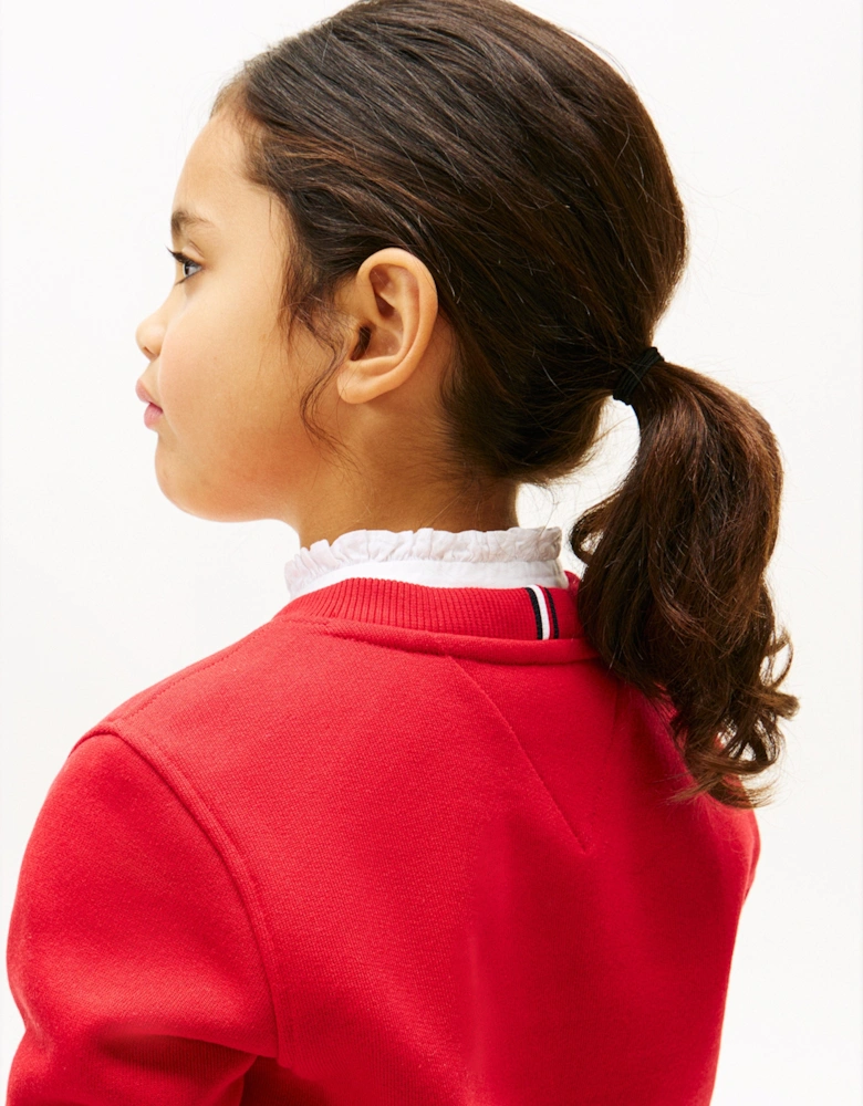 Kids Heritage Flag Sweatshirt in Red