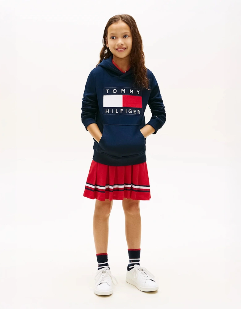 Kids Heritage Flag Hoodie in Navy
