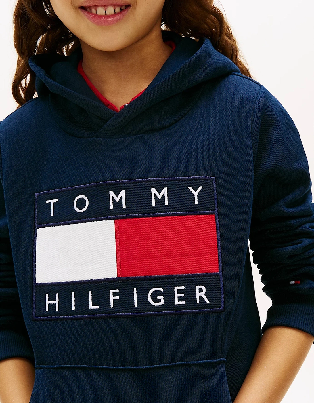 Kids Heritage Flag Hoodie in Navy