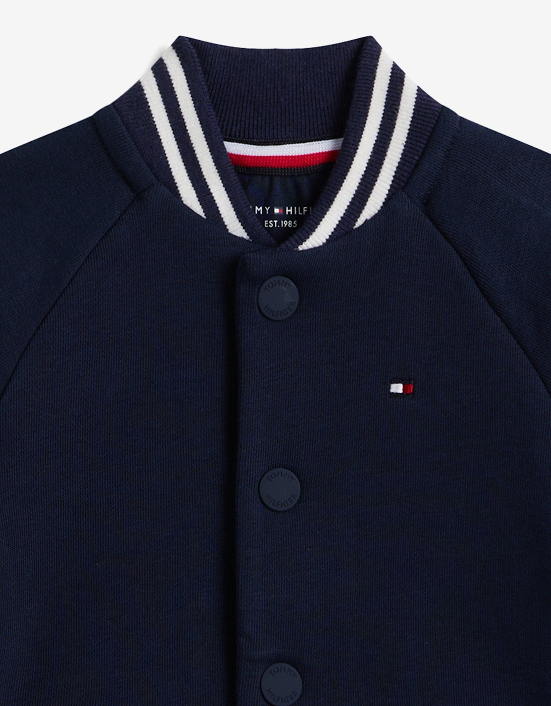 Baby Monotype Bomber Jacket in Navy