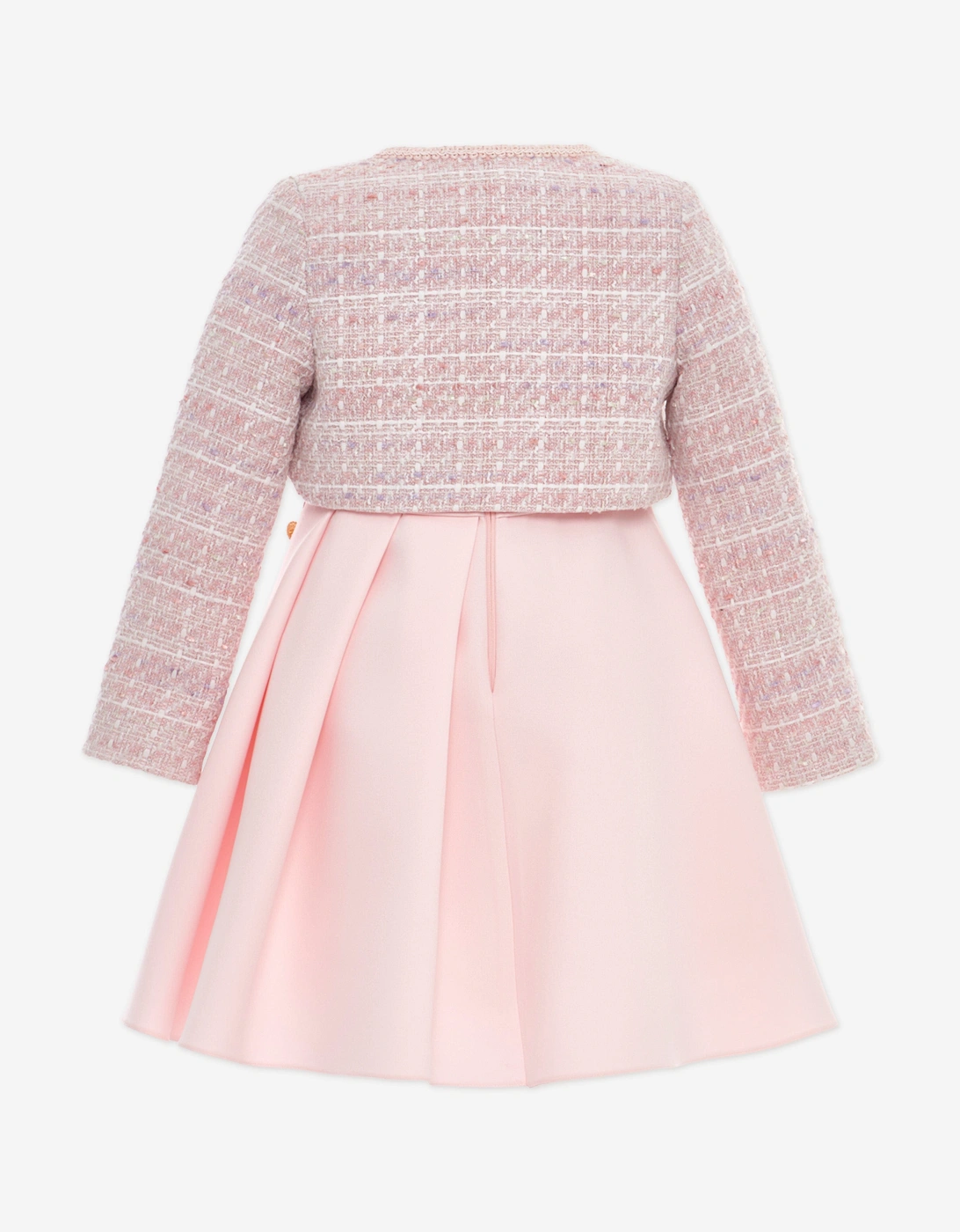 Girls Dress and Jacket Set in Pink